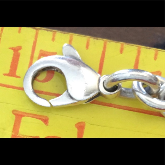 Tiffany&co Sterling Silver vintage chunky 15 inch return to Tiffany&co choker - Picture 7 of 11